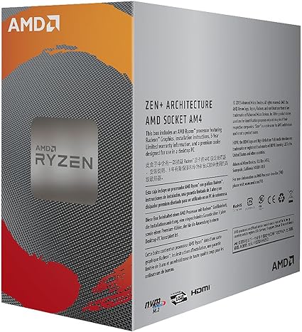 AMD Ryzen 3 3200G - 4GHz 4-Core Unlocked Desktop Processor - BN Factory Sealed