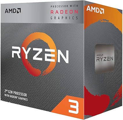 AMD Ryzen 3 3200G - 4GHz 4-Core Unlocked Desktop Processor - BN Factory Sealed