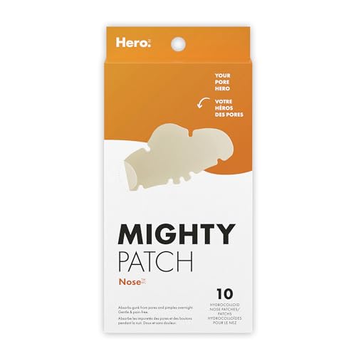 Mighty Patch Surface from Hero Cosmetics - Medical-grade Hydrocolloid Pimple Patch, Designed for your body, not just your face, Bigger patch for larger blemish areas (10 Count)