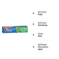 Crest Complete Whitening Scope Minty Toothpaste .85 Oz Travel Size 4 Pack