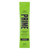 PRIME HYDRATION+ Sticks Blue Raspberry | Hydration Powder Single Serve Sticks | Electrolyte Powder On The Go | 250mg BCAAs, B Vitamins, Antioxidants | Low Sugar | Caffeine-Free | Vegan | 6 Sticks