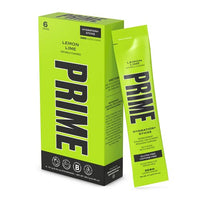 PRIME HYDRATION+ Sticks Blue Raspberry | Hydration Powder Single Serve Sticks | Electrolyte Powder On The Go | 250mg BCAAs, B Vitamins, Antioxidants | Low Sugar | Caffeine-Free | Vegan | 6 Sticks