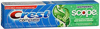 Crest Complete Whitening Scope Minty Toothpaste .85 Oz Travel Size 4 Pack