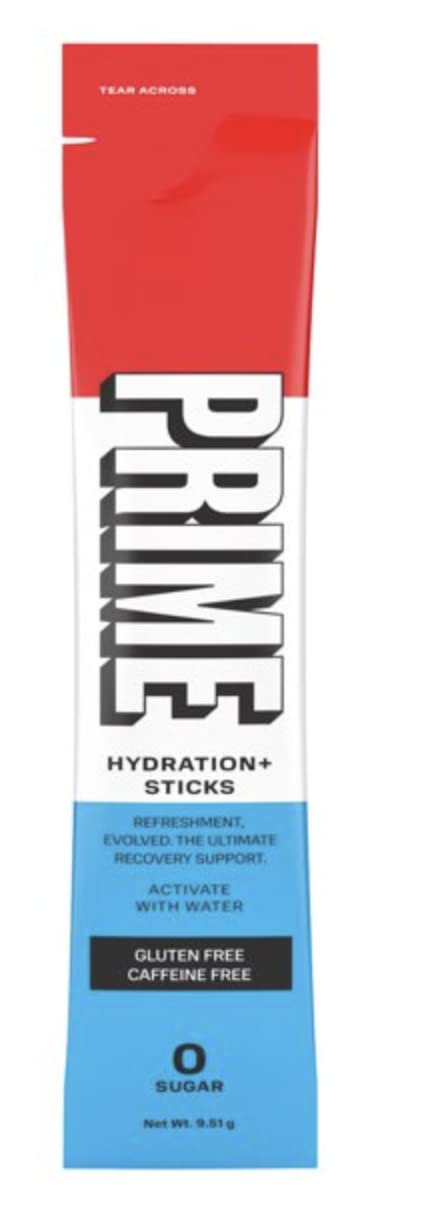 Prime Hydration Stick Pack, 9.49g, 6 Count (Ice Pop)