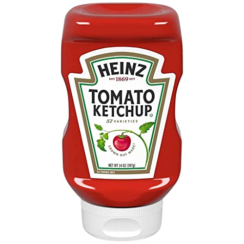 Heinz, Tomato Ketchup, 14oz Squeeze Bottle (Pack of 2)