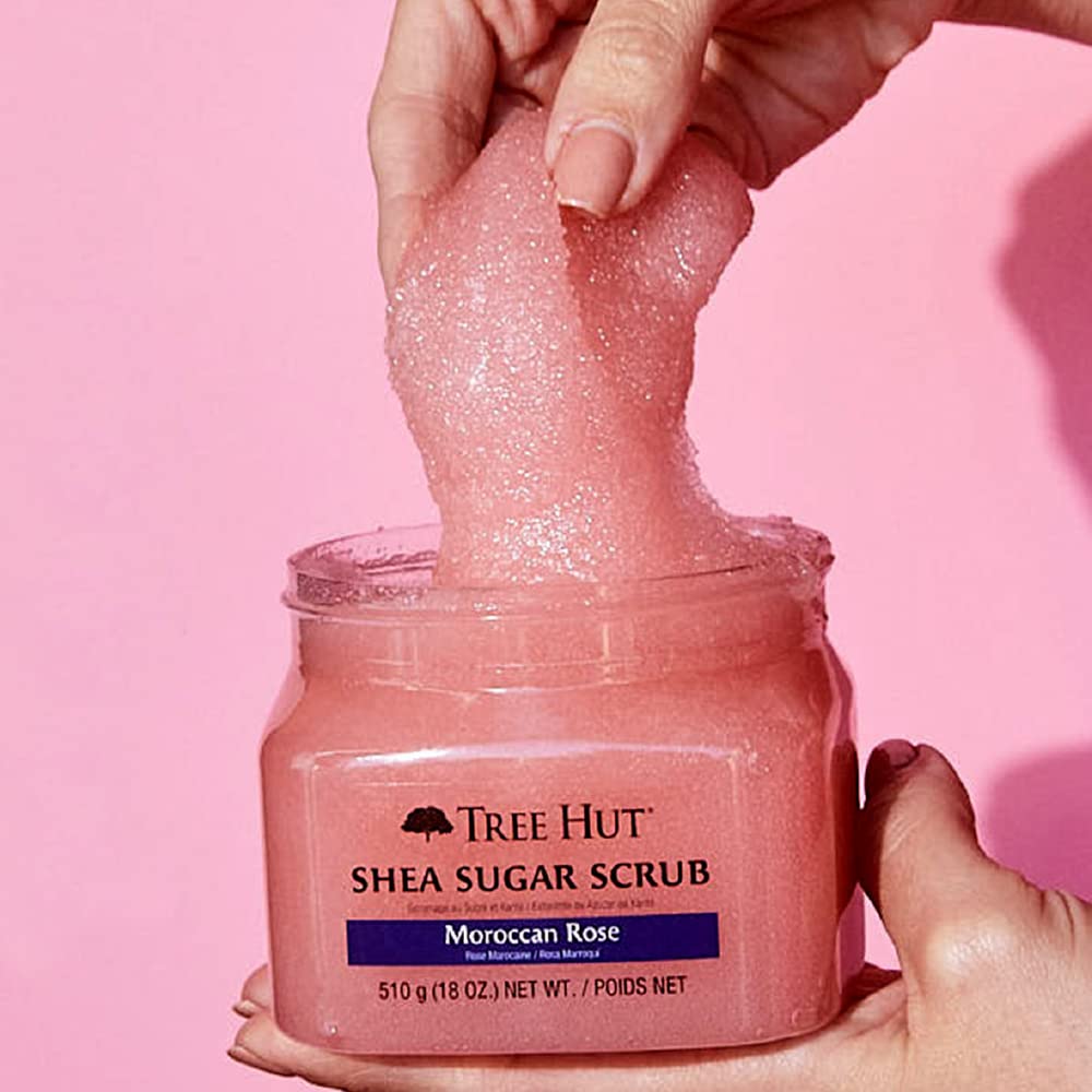 Moroccan Rose Tree Hut Shea Sugar Scrub ~ 18 oz by Tree Hut